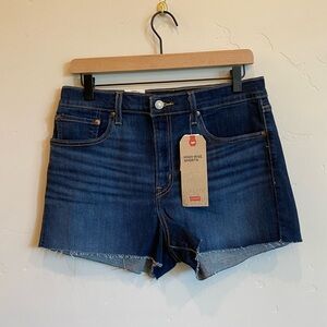 LEVI’S High-Rise 501 Denim Shorts Waist 31 Size 12